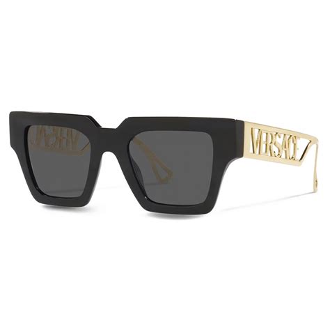 logo versace occhiali|90s Vintage Logo Glasses Black .